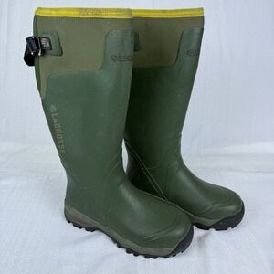 Lacrosse Alphaburly Pro 18" Tall 3.5mm Forest Green Boots Mens Size 9 376001